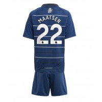 Maglia Calcio Aston Villa Ian Maatsen #22 Terza Divisa Bambino 2024-25 Manica Corta (+ pantaloncini)